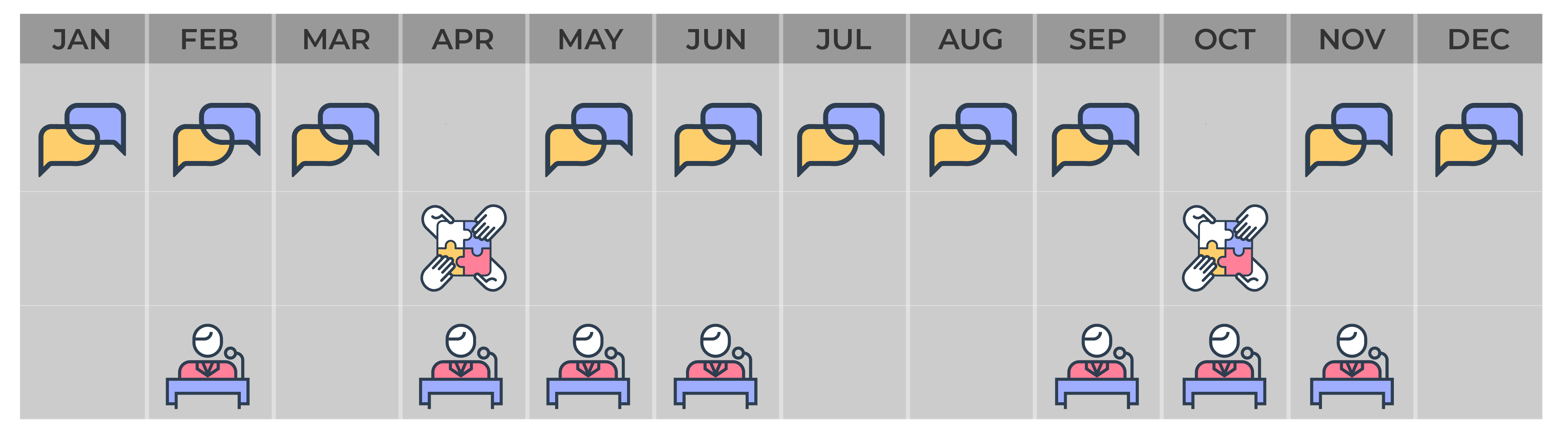 monthly program calendar