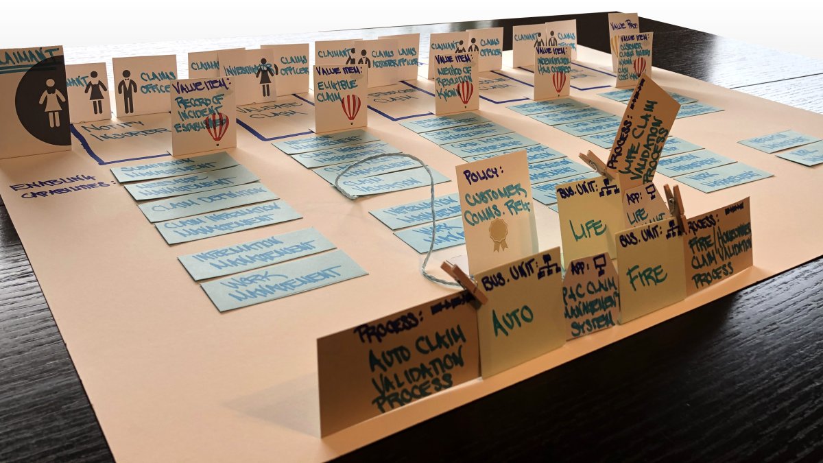 Business origami example