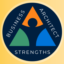 Business architect strengths logo