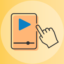 Icon depicting digital video player