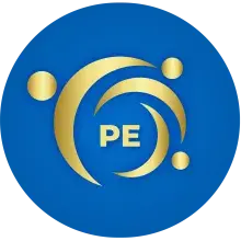 new PE logo