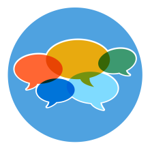 icon representing speech bubbles